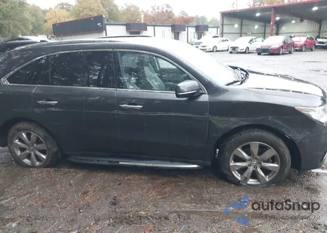 2014 Acura Mdx Advance Pkg W/Entertainment Pkg from USA, damaged, VIN 5FRYD4H86EB019877